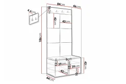 Dunvegan Highboard Black