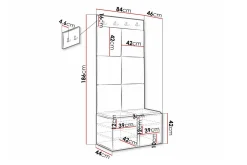 Dunvegan Highboard Black
