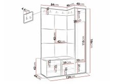 Dunvegan Highboard Black
