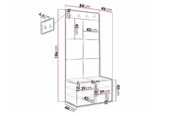 Dunvegan Highboard Black