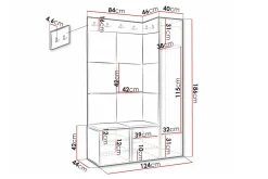 Dunvegan Highboard Black