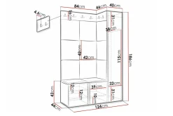 Dunvegan Highboard Black