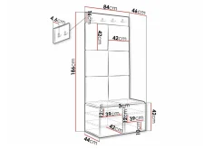 Dunvegan Highboard Black