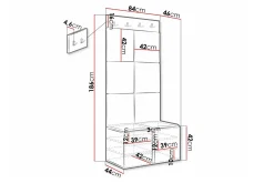 Dunvegan Highboard Black