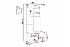 Dunvegan Highboard Black