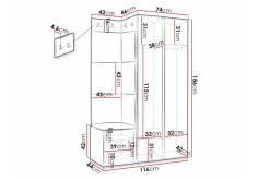 Dunvegan Highboard Black