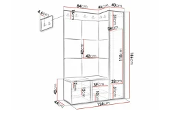 Dunvegan Highboard Black
