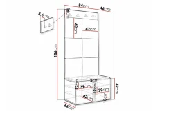 Dunvegan Highboard Black