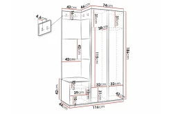 Dunvegan Highboard Black