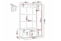 Dunvegan Highboard Black