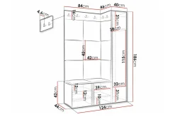 Dunvegan Highboard Black