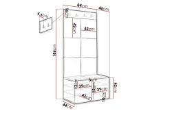 Dunvegan Highboard Black