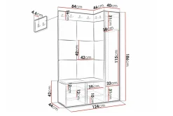 Dunvegan Highboard Black