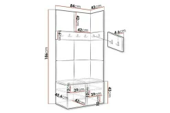 Dunvegan Highboard Brown