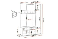Dunvegan Highboard Graphite