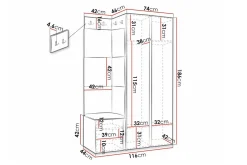 Dunvegan Highboard White