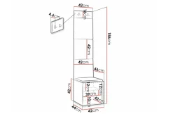 Dunvegan Highboard White