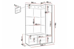 Dunvegan Highboard White