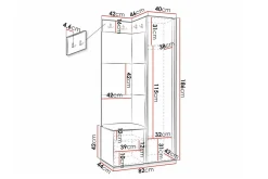 Dunvegan Highboard White