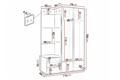 Dunvegan Highboard White