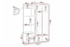 Dunvegan Highboard White