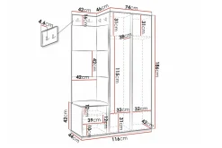 Dunvegan Highboard White