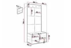 Dunvegan Highboard White