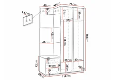 Dunvegan Highboard White