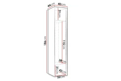 Dunvegan Highboard White