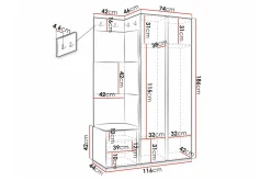 Dunvegan Highboard White