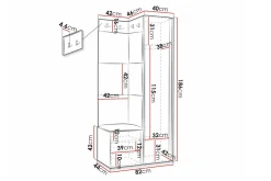 Dunvegan Highboard White