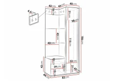 Dunvegan Highboard White