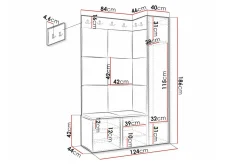 Dunvegan Highboard White