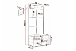 Dunvegan Highboard White