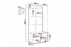Dunvegan Highboard White