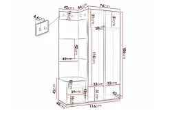 Dunvegan Highboard White