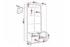 Dunvegan Highboard White