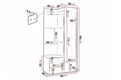 Dunvegan Highboard White