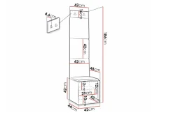 Dunvegan Highboard White