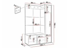 Dunvegan Highboard White