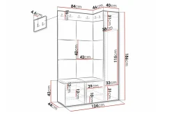 Dunvegan Highboard White