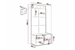 Dunvegan Highboard White