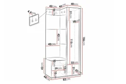 Dunvegan Highboard White
