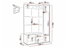Dunvegan Highboard White