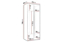Dunvegan Highboard White