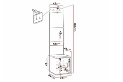 Dunvegan Highboard White