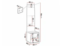 Dunvegan Highboard White