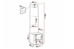 Dunvegan Highboard White