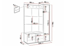 Dunvegan Highboard White