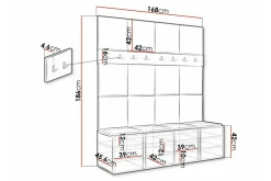 Dunvegan Highboard White
